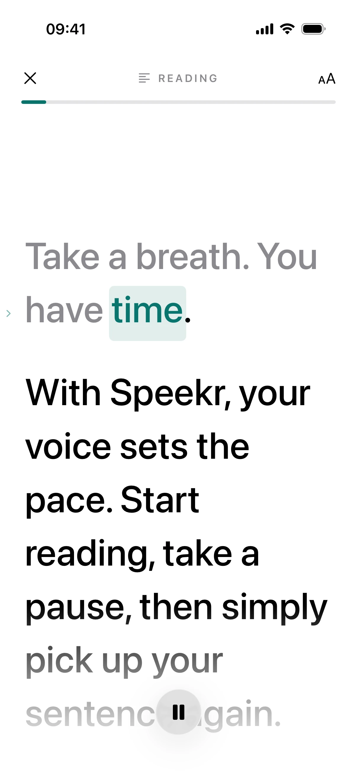 iPhone 17 — You speak. The text follows.