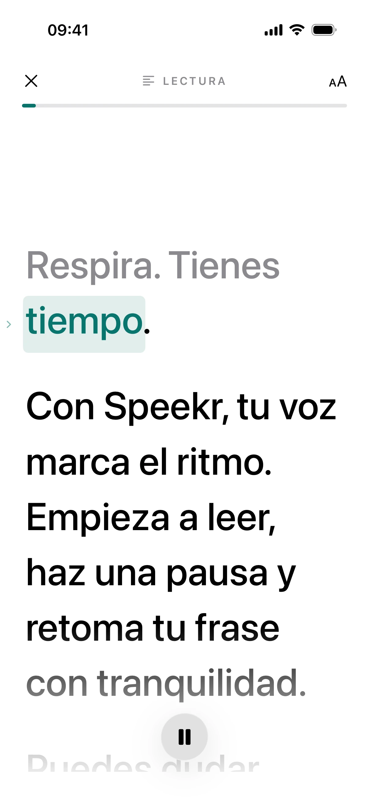 iPhone 17 — Tú hablas. El texto te sigue.
