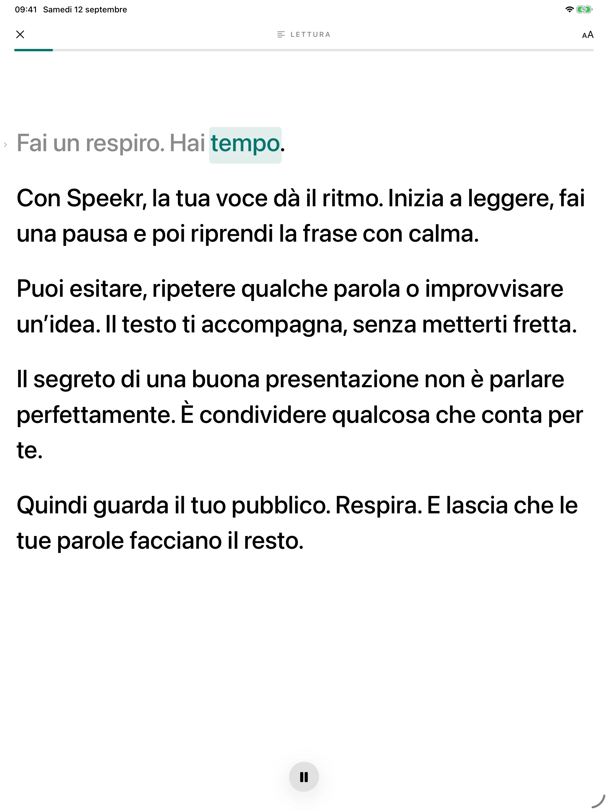 iPad — Le parole, dove guardi.